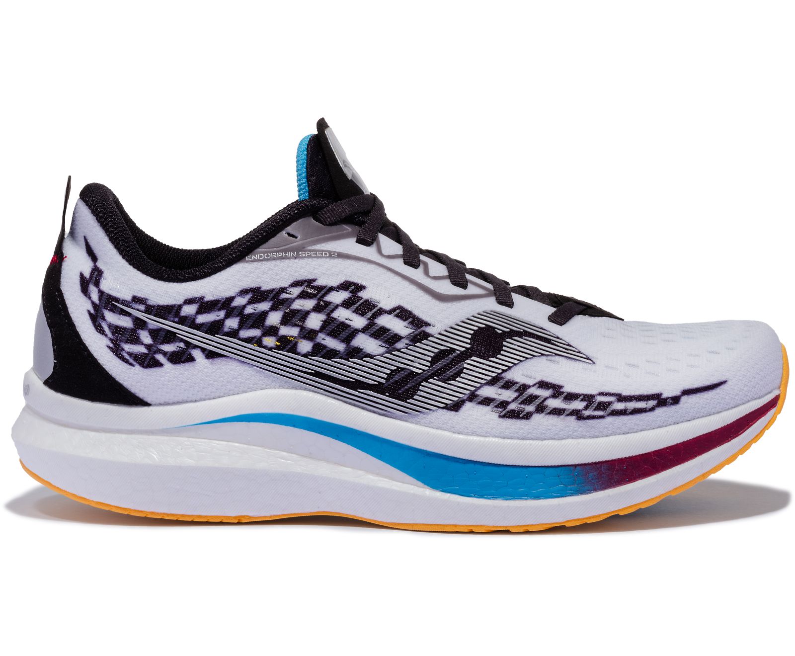 Saucony Endorphin Speed 2 Men\'s Running Shoes White / Black | Canada 474YXFU